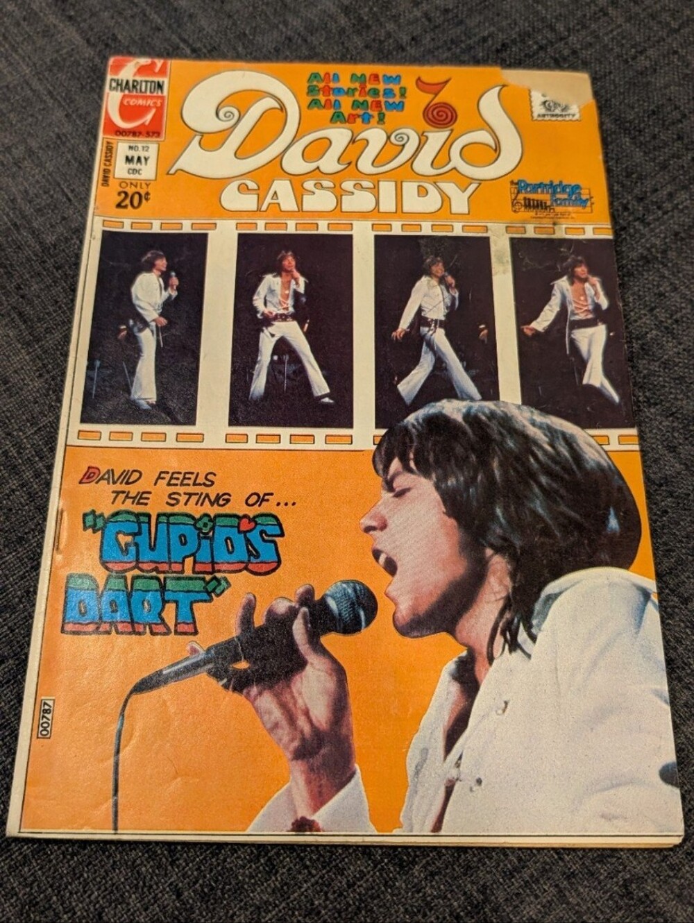 David Cassidy #12 May 1973 Vintage Comic Cupid’s Dart Partridge Family